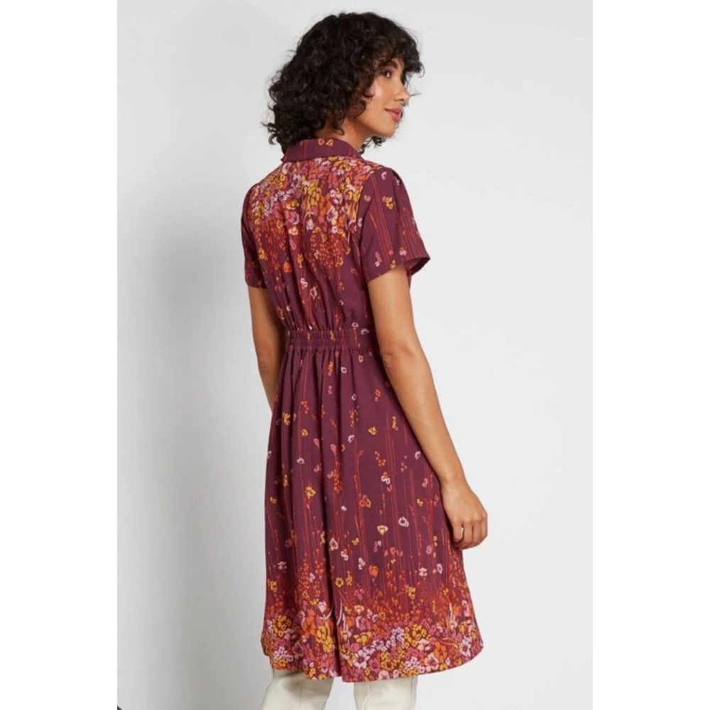 NWT MODCLOTH Lively Identity Short Sleeve Dress - Picture 2 of 9